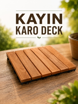 AHŞAP KAYIN KARO DECK  12 ADET 1,08 M2